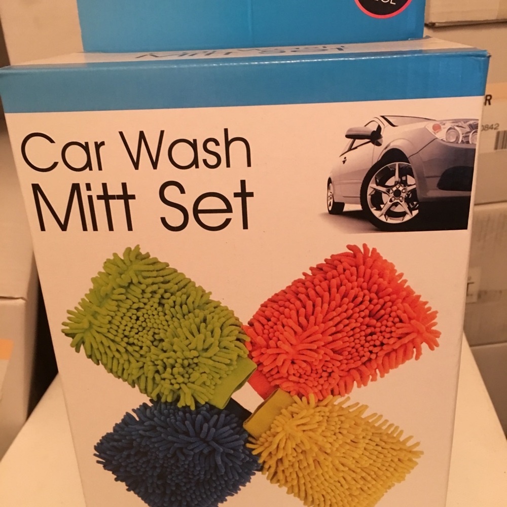 Car wash mittens sets